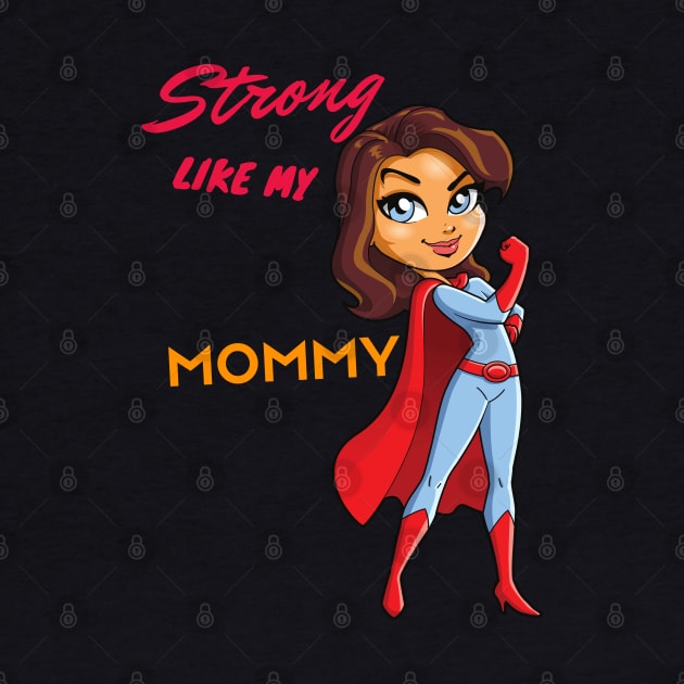 strong like mom shirt -Funny gift for a mom- Funny Mom Shirt -strong mama-mom to be T-shirt-fitness mom T-shirt mom top by OnlineShoppingDesign